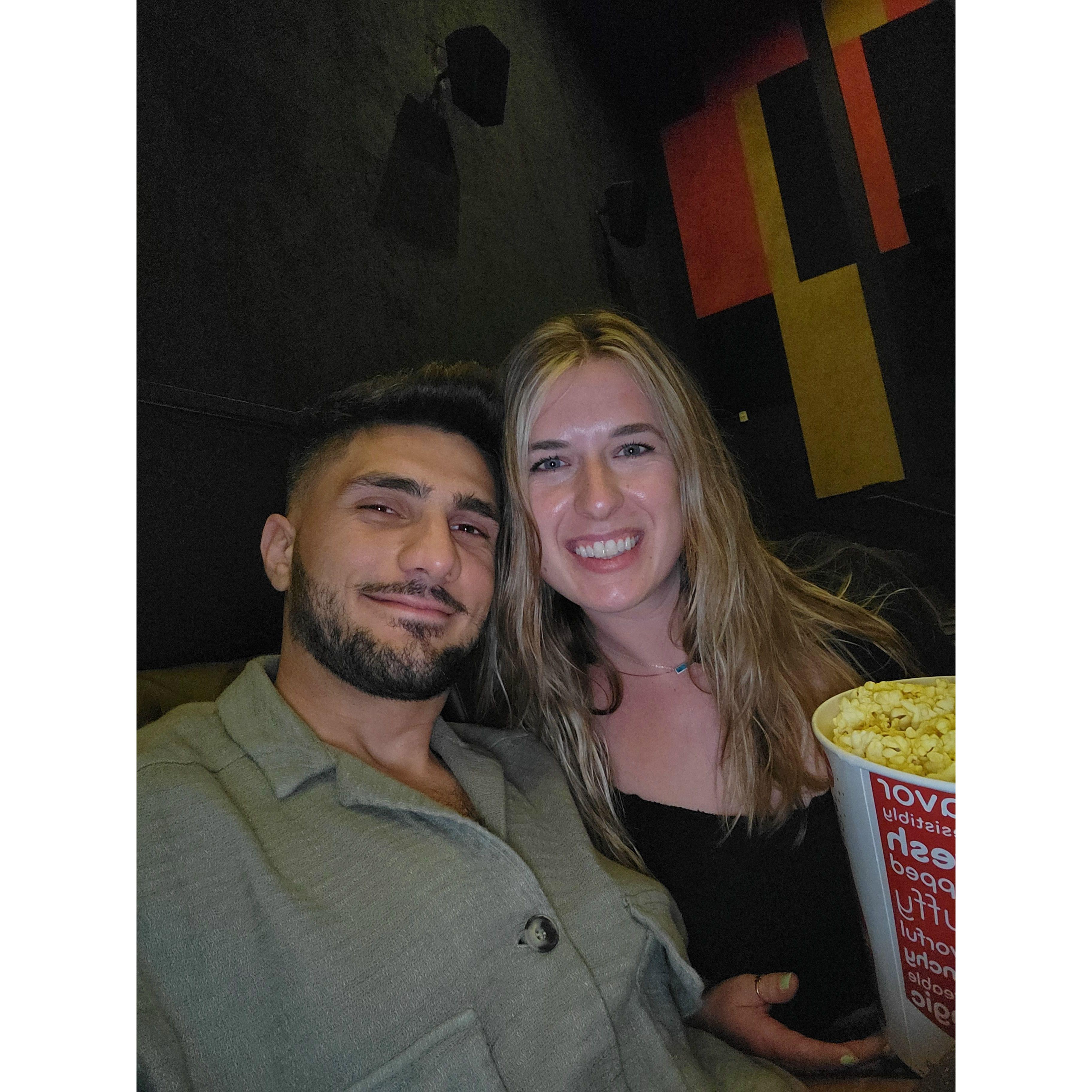 1st movie date!