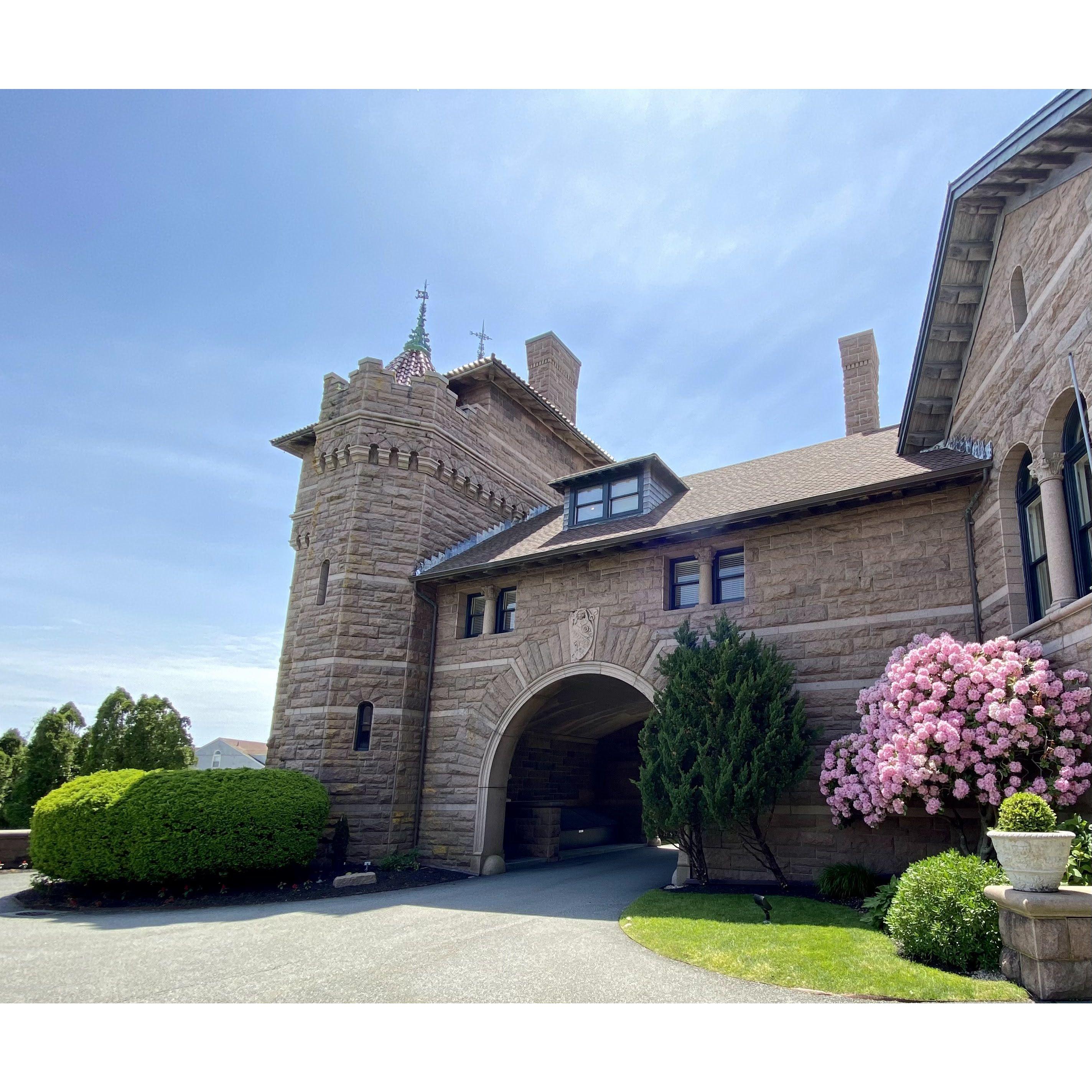 Our first tour of our wedding venue