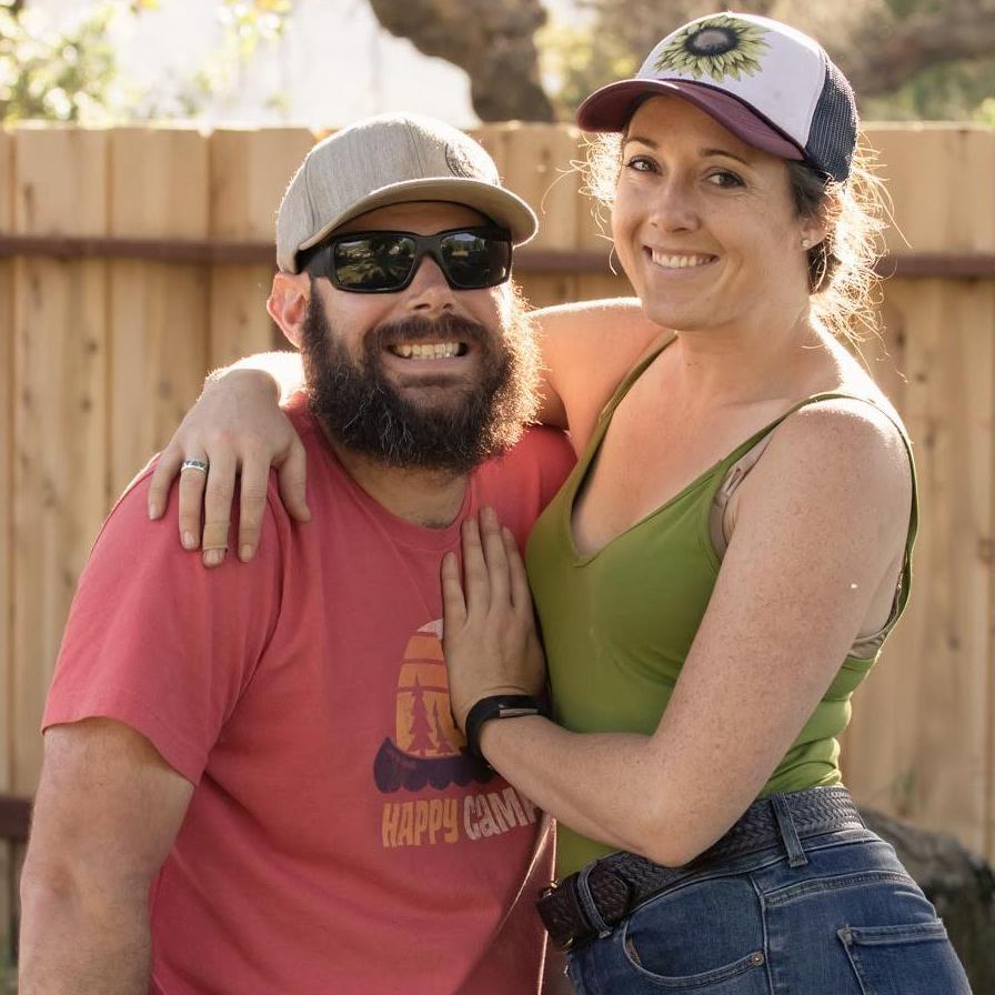 Working on Kalyn's Moms property May 2020