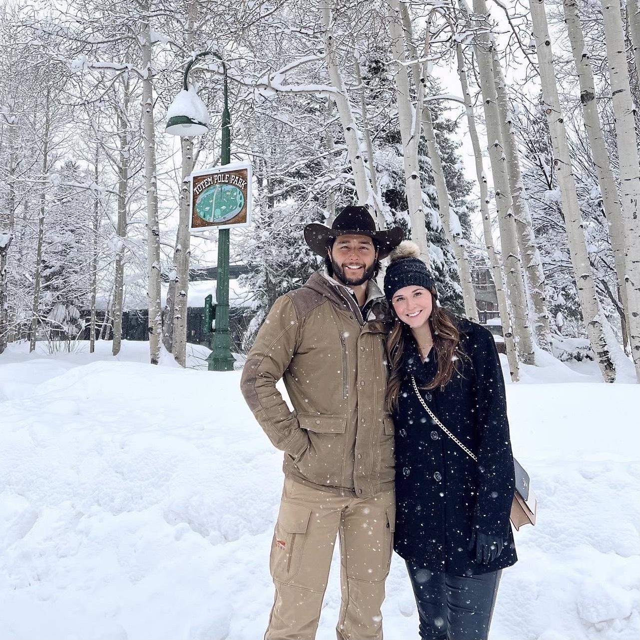 Enjoying the snow in Colorado!