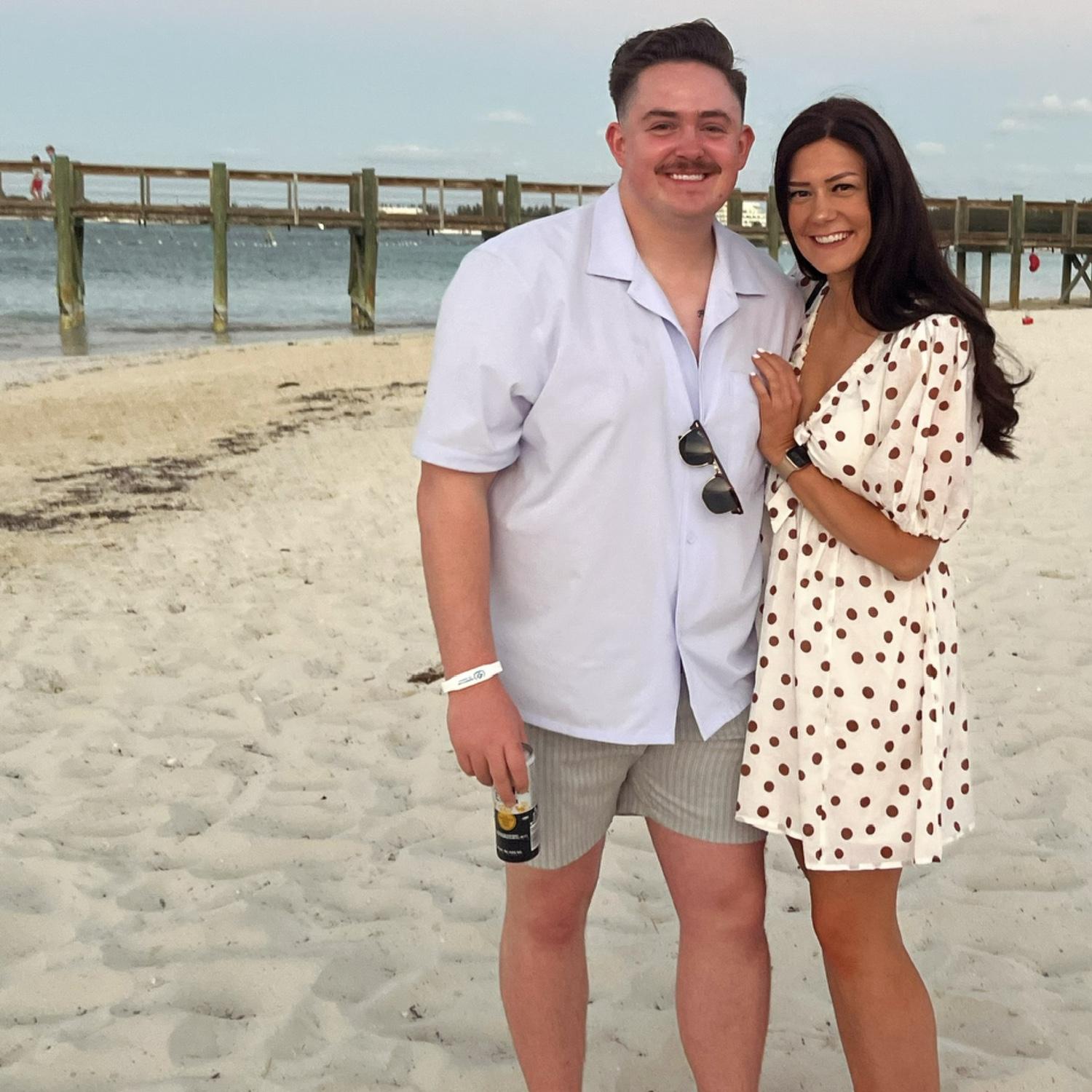 Another trip to the beach! Can you tell we love to travel? This was in the Bahamas.