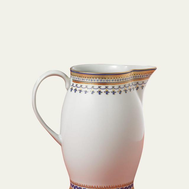 Mottahedeh Chinoise Blue Pitcher