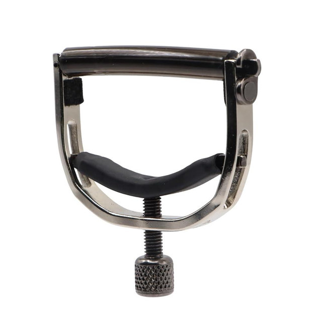 Paige 6-String Guitar Capo – Nickel, Proudly Made in the USA – Adjustable Tension, Ultra-Thin Design – Fits Standard Acoustic Guitars