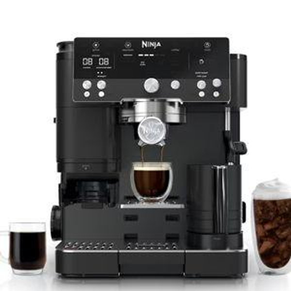 Ninja Luxe™ Café Premier Espresso Machine in Midnight Black