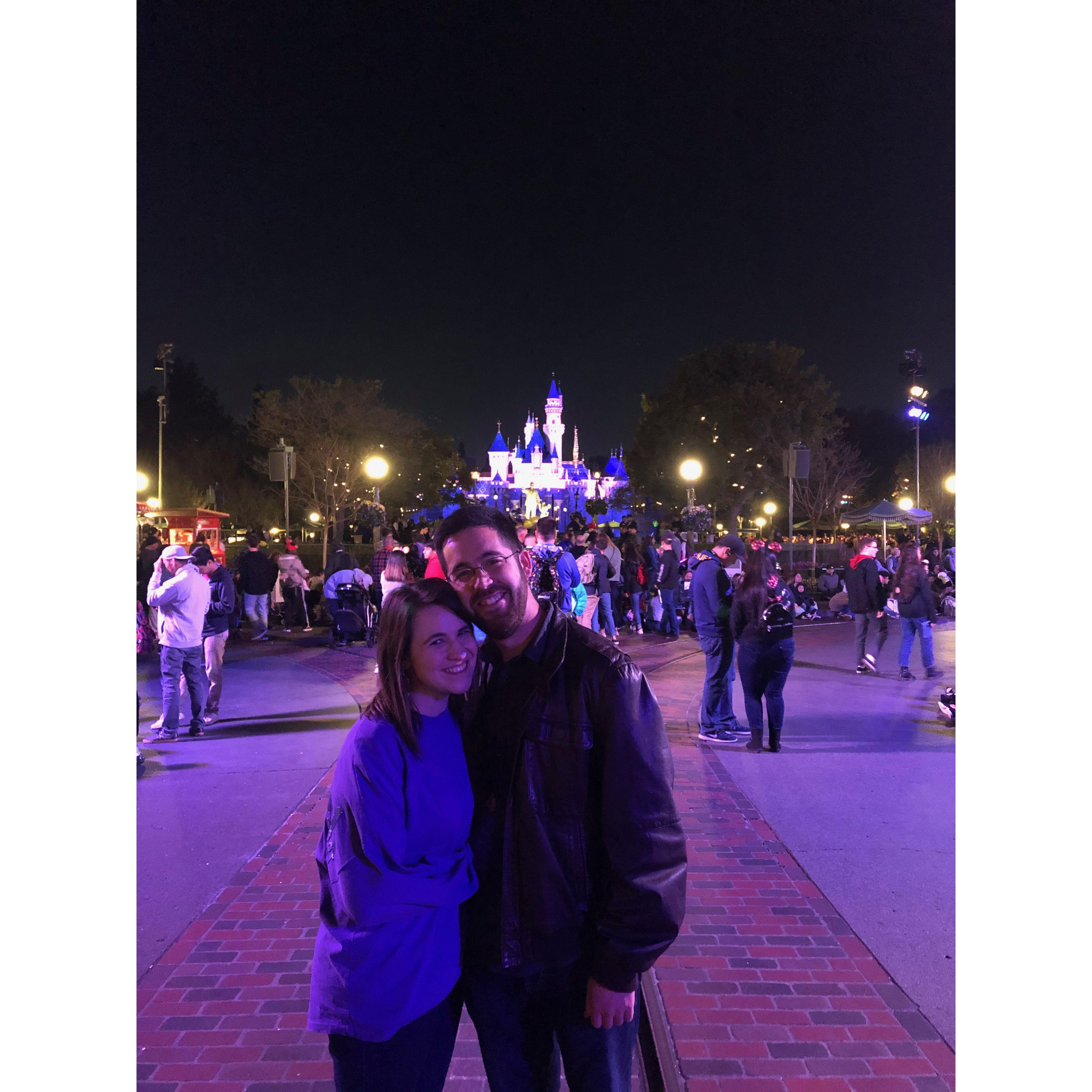 We didn't know it in February of 2020, but this was our last castle picture for quite a while. We were grateful we were able to quarantine together.