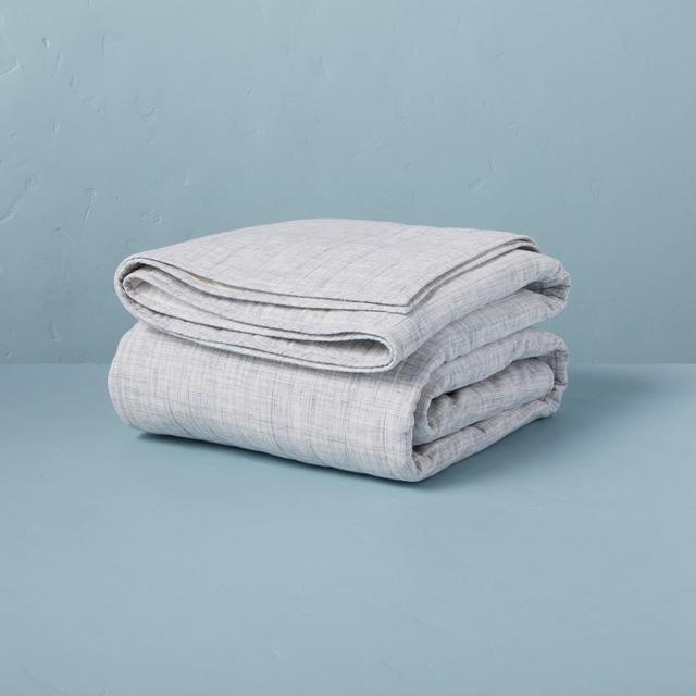 King Heathered Quilt Faded Blue - Hearth & Hand™ with Magnolia