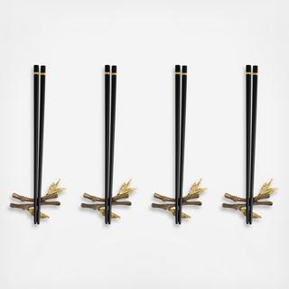 Zen Garden Chopsticks & Stand Set
