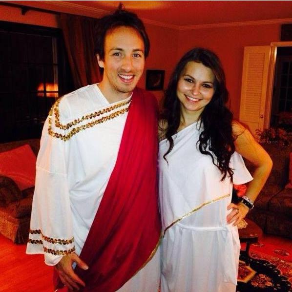 Our first Halloween in costumes from my sister and her husband's first Halloween. 
Thank you sis, it must've helped!