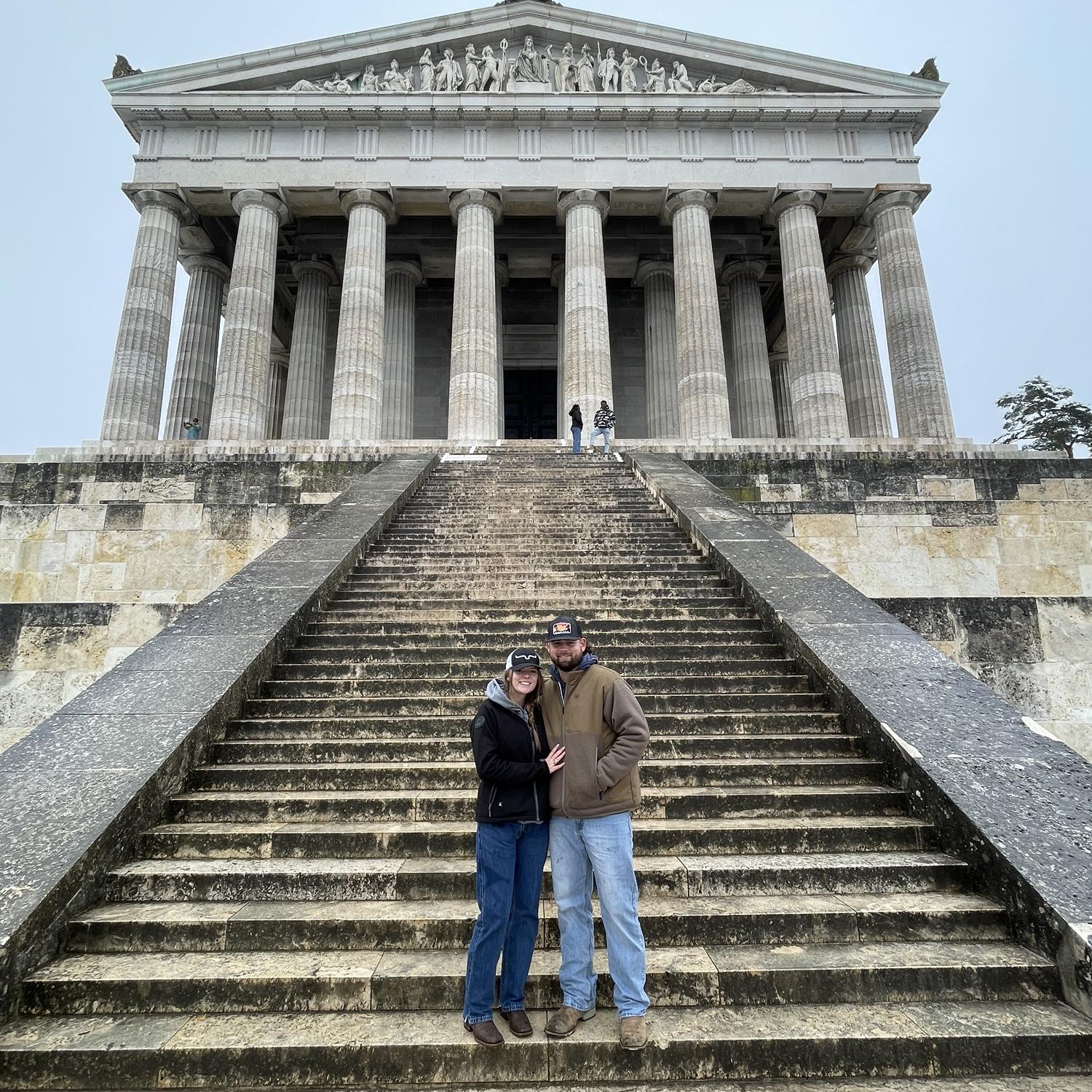 Walhalla Temple in Donaustauf, Germany