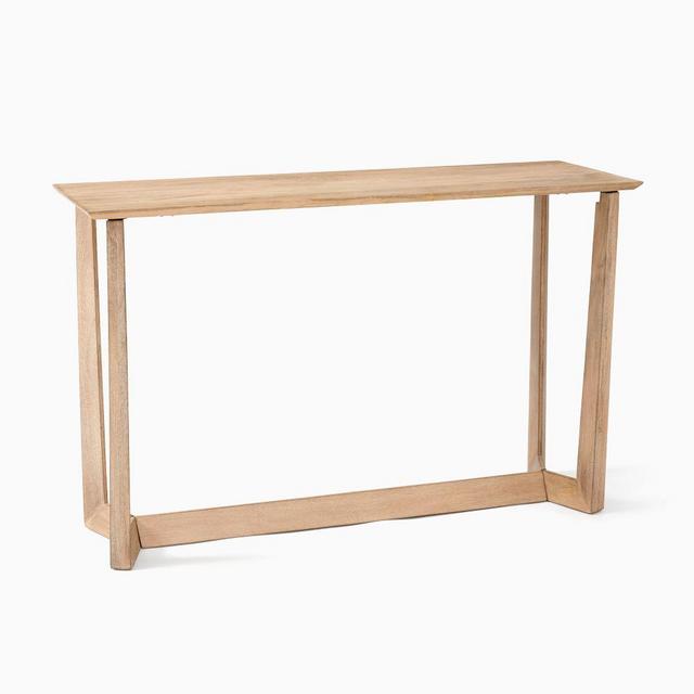 Stowe Cerused White Console