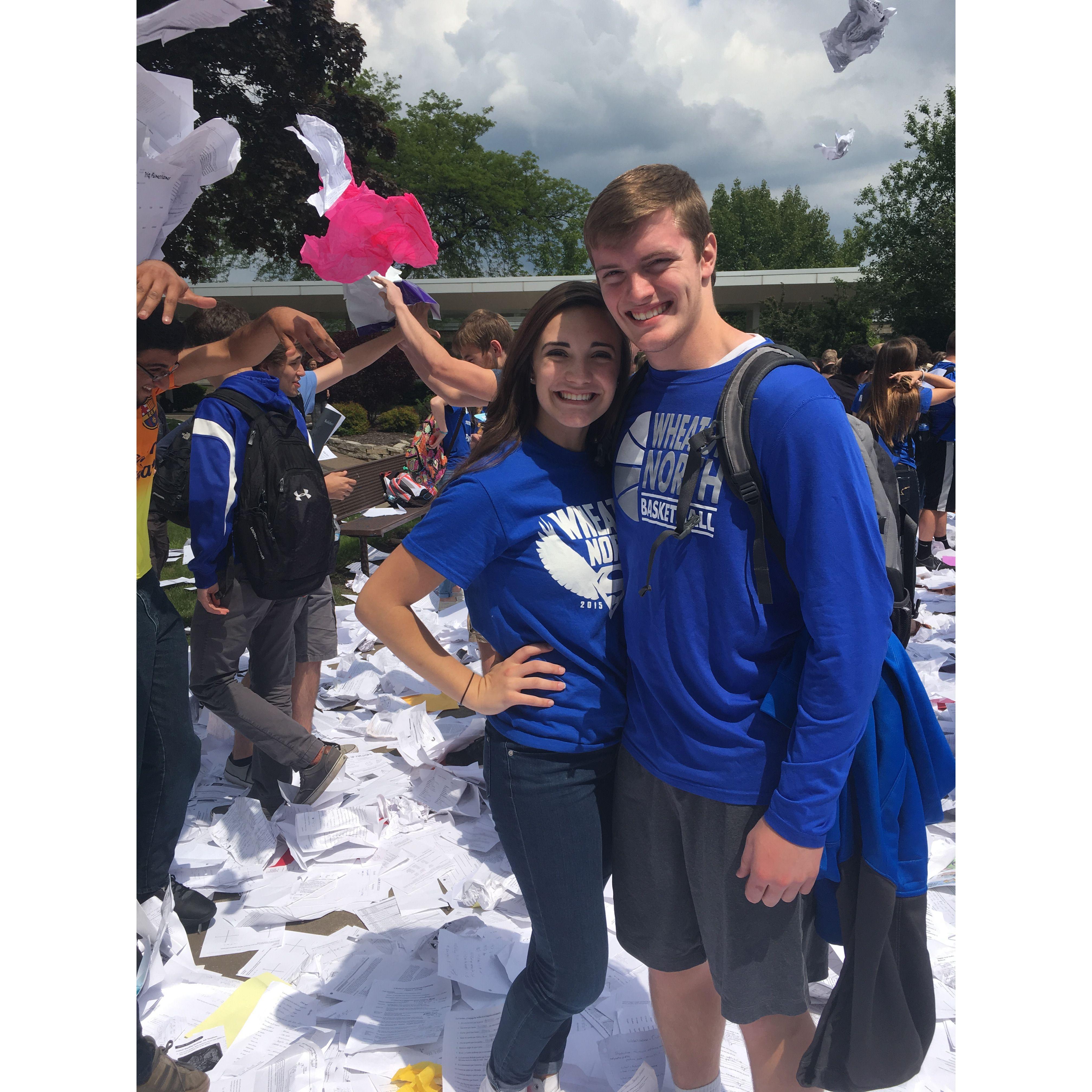 Senior Year Paper Toss 2016