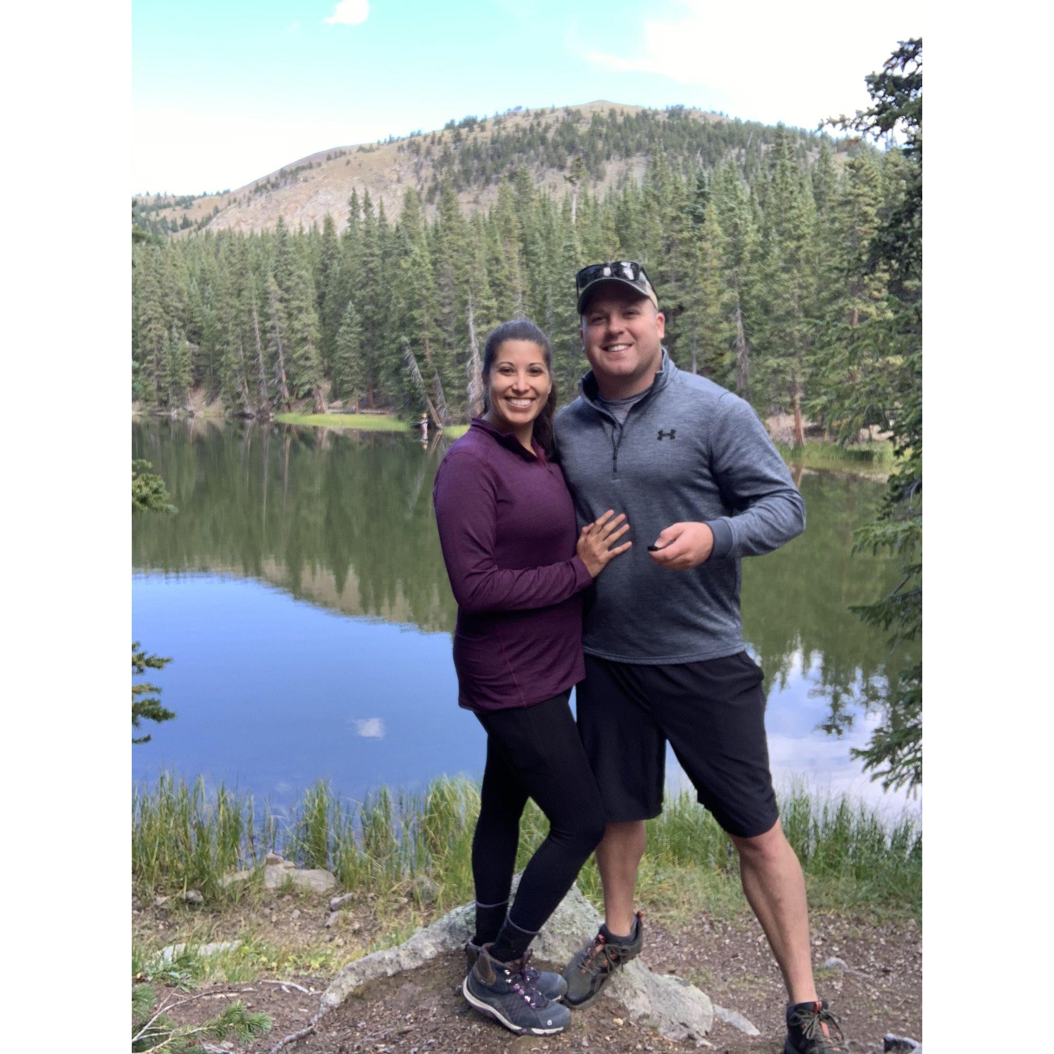 Our first big hike....Heart Lake Trail, NM