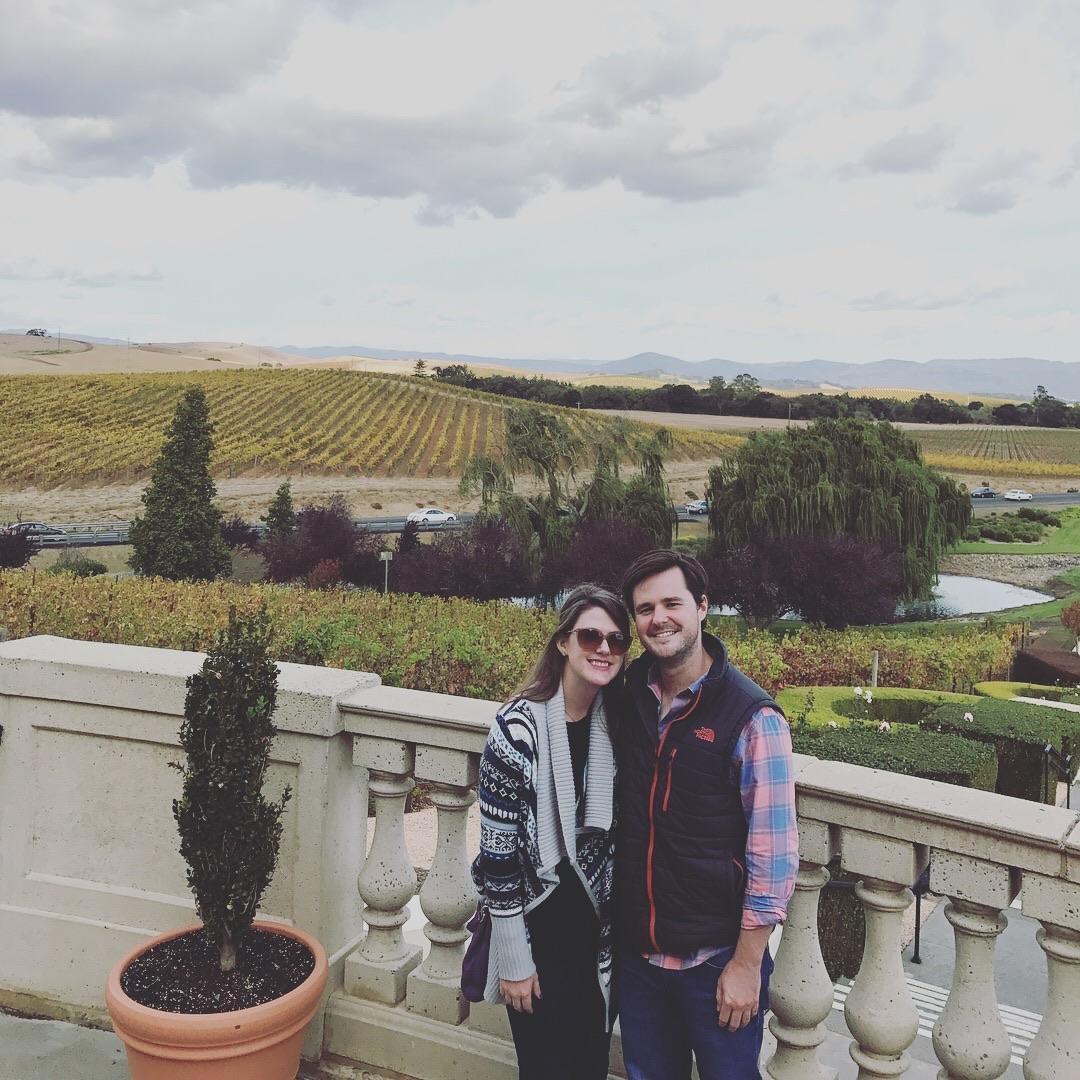 In Napa, CA at Domaine Carneros (2017)