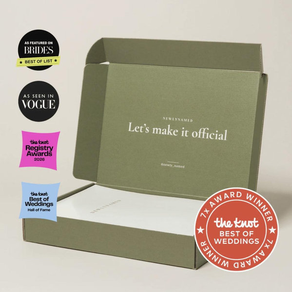 NewlyNamed Box | Personalized Name Change Kit