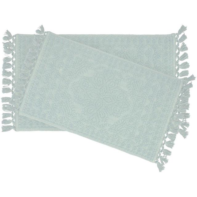 Nellore 2-Piece Bath Rug Set in Light Blue