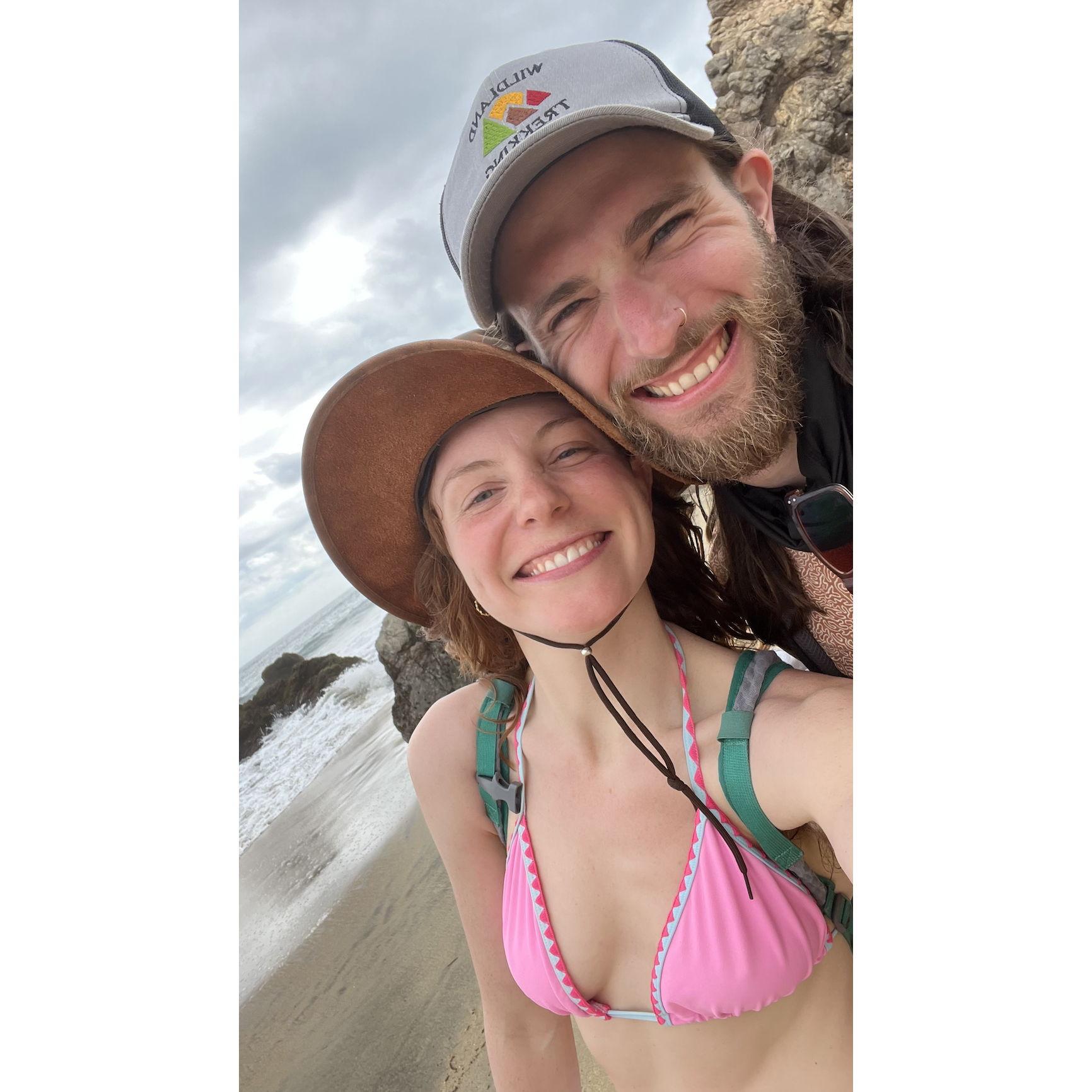 this week we learned to surf
