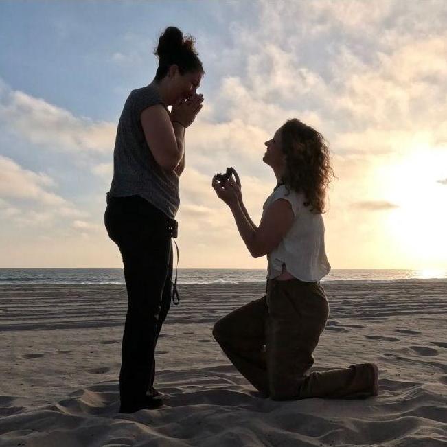 The most magical night, she said YES!