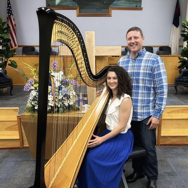 Casey's first time hearing Deborah play the harp
