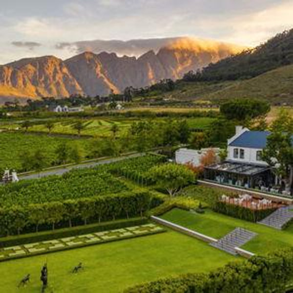 Lunch at Petite Colombe in Franschhoek