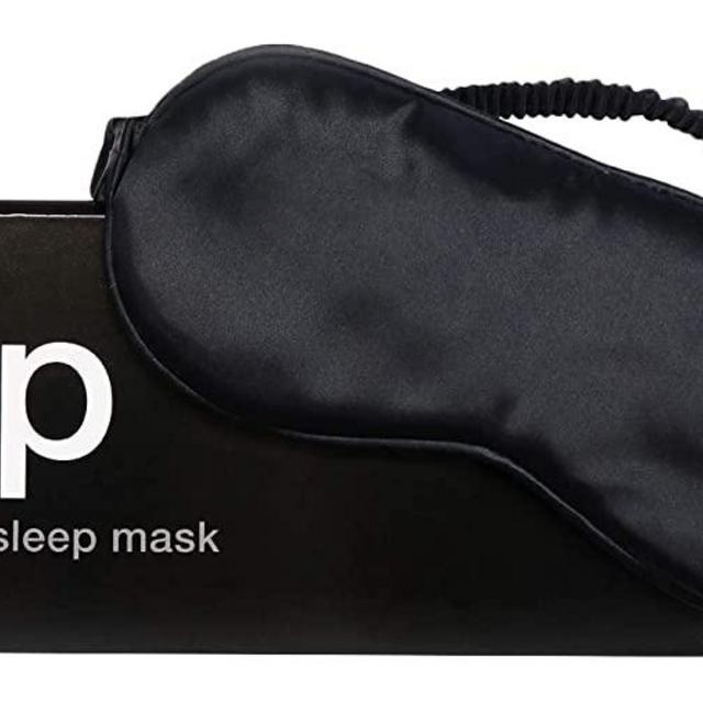 Slip Pure Silk Sleep Mask, Black - Pure Mulberry 22 Momme Silk Eye Mask, Soft & Comfortable Sleeping Mask - Made with 'Anti-Aging Anti-Sleep Crease Anti-Bed Head' Slipsilk