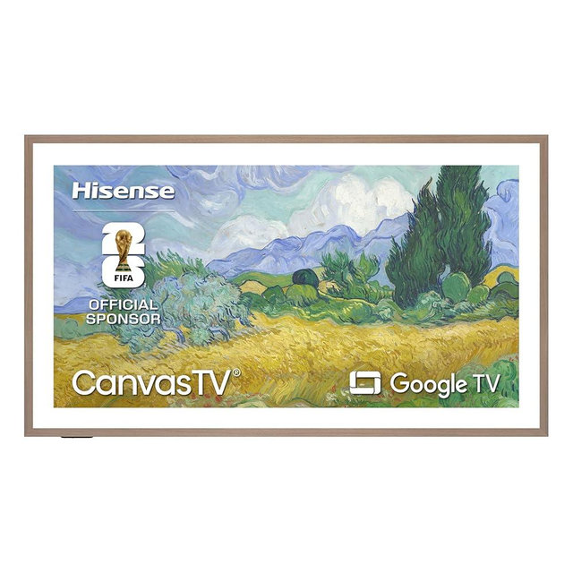 Hisense 75“ Hi-QLED S7 CanvasTV Series 4K UHD Google Smart Art TV (75S7SG, 2026 New) - 144Hz, Art Mode, Anti-Glare Panel, Dolby Vision HDR, Hi-Matte Display, Frame & UltraSlim Wall Mount Included