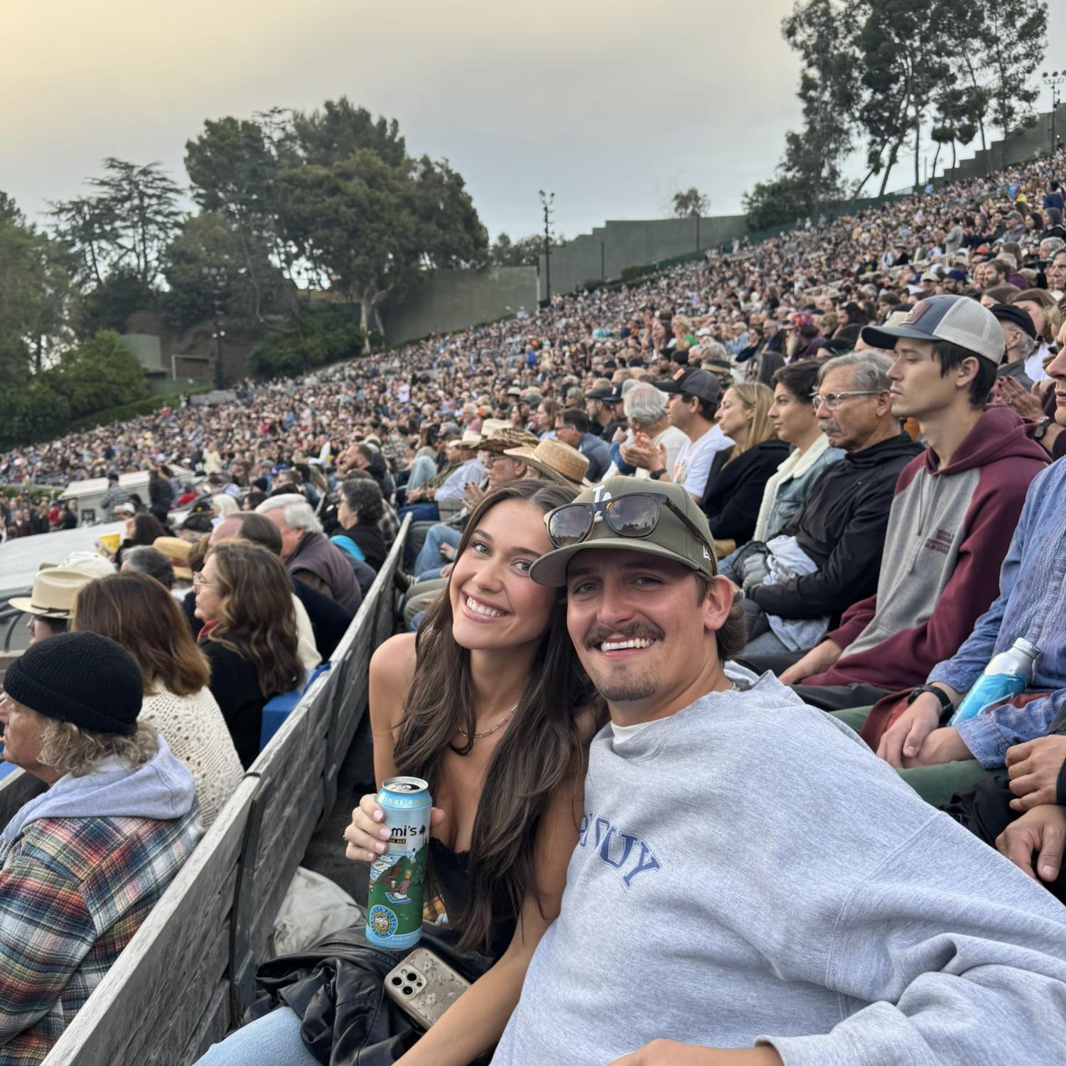Surprise concert to see Bob Dylan and Willie Nelson for Nathan’s 25th birthday!