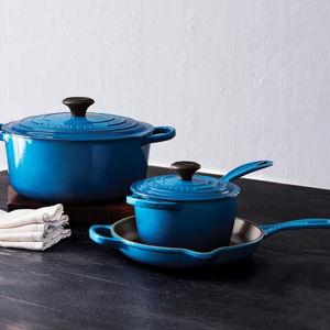 Signature Enameled Cast Iron 5-Piece Cookware Set