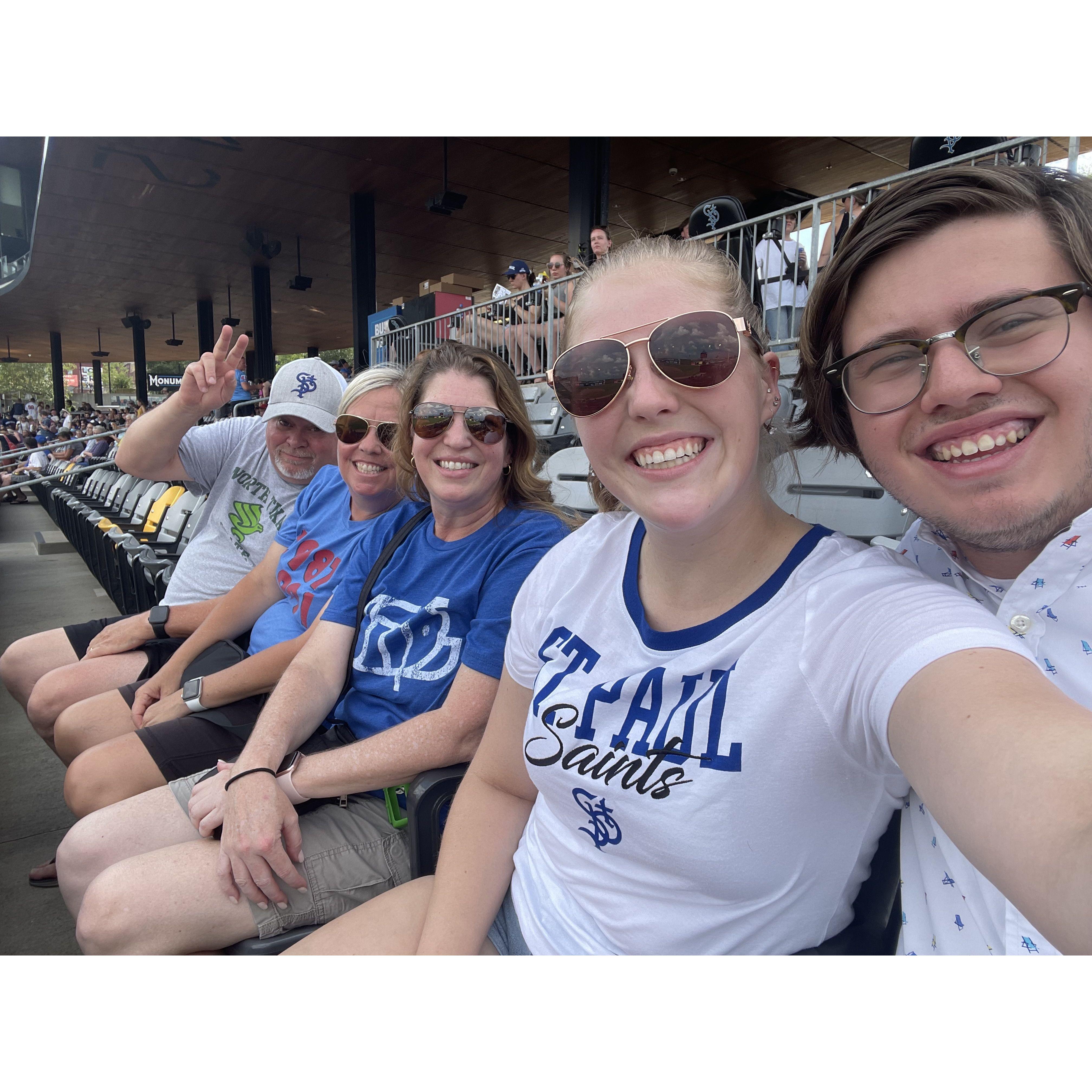 All of us together for a St. Paul Saints Game! Minnesota 2023