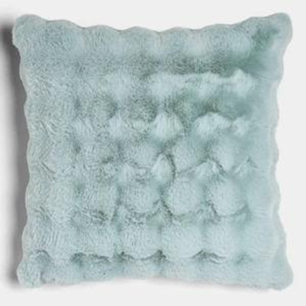 Bubble Cuddle Pillow 24x24—creme or tide
