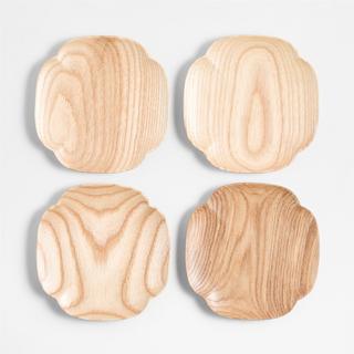 Kanso Wooden Coaster, Set of 4