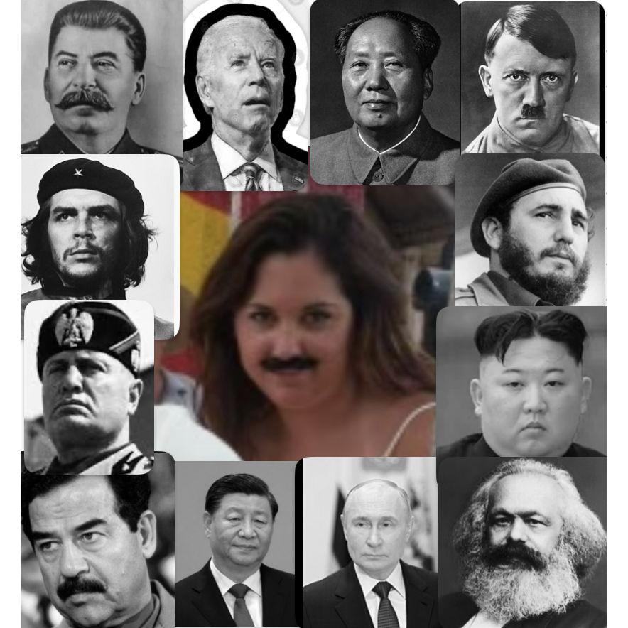 Roses are Red, So is the State, Let us be Comrades, Because you are Great! Connect all the Mustaches in Nicolle's Ride or Literally Die Crew!