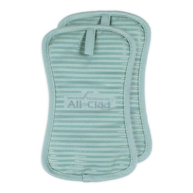 All-Clad Silicone Pot Holders in Rainfall (Set of 2)