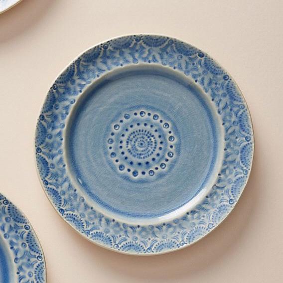 Anthropologie Old Havana Sides Plates, Set of 4