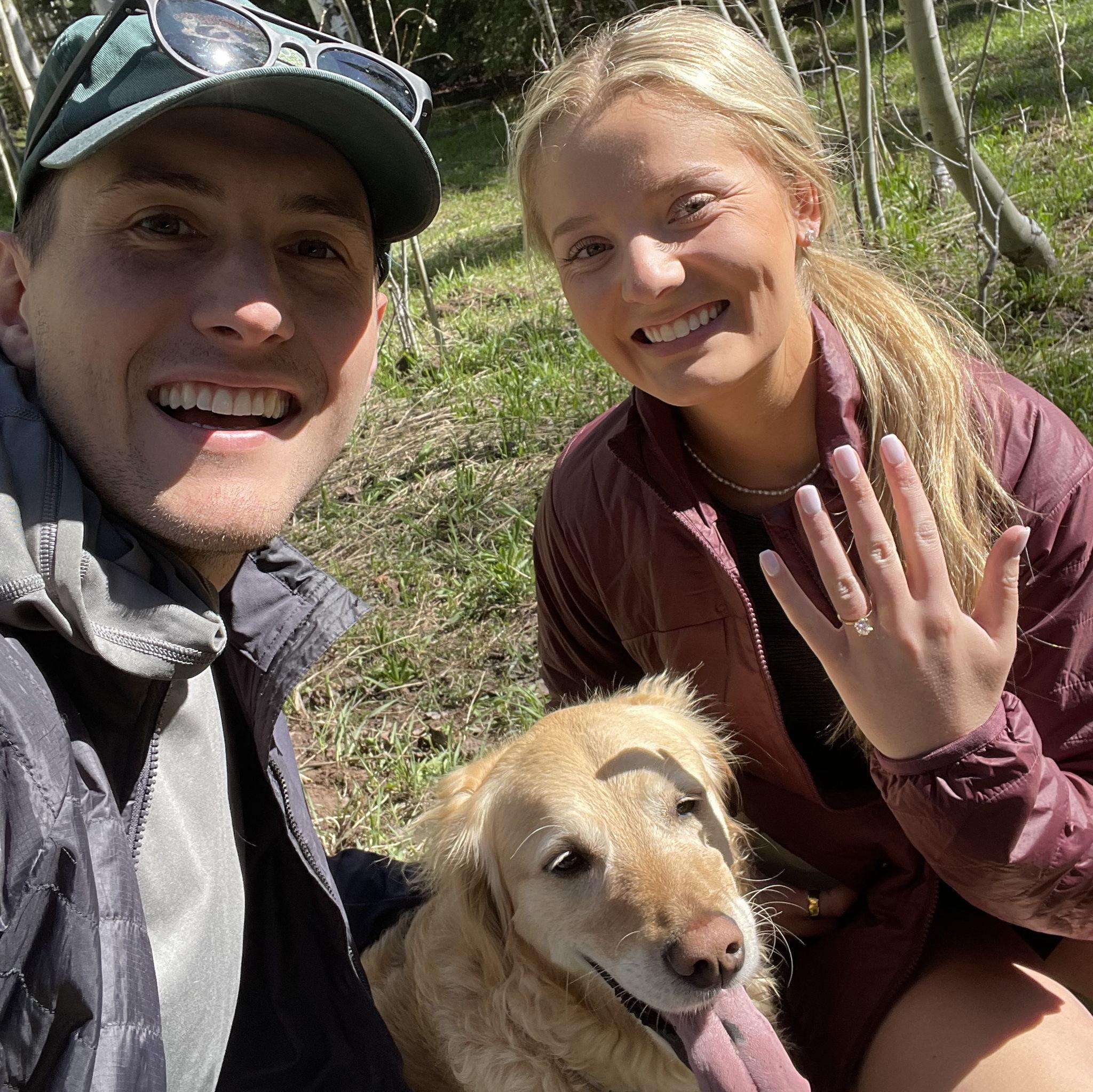 May 2025 - right after we got engaged