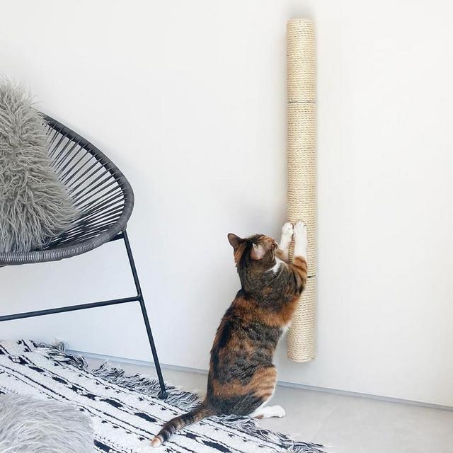 xympo 34" Wall Mounted Cat Scratcher, Sisal Scratching Post