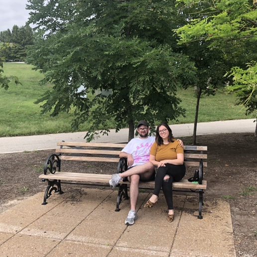 always returning to our bench in forest park
