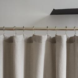 Waffle Organic Shower Curtain Zola
