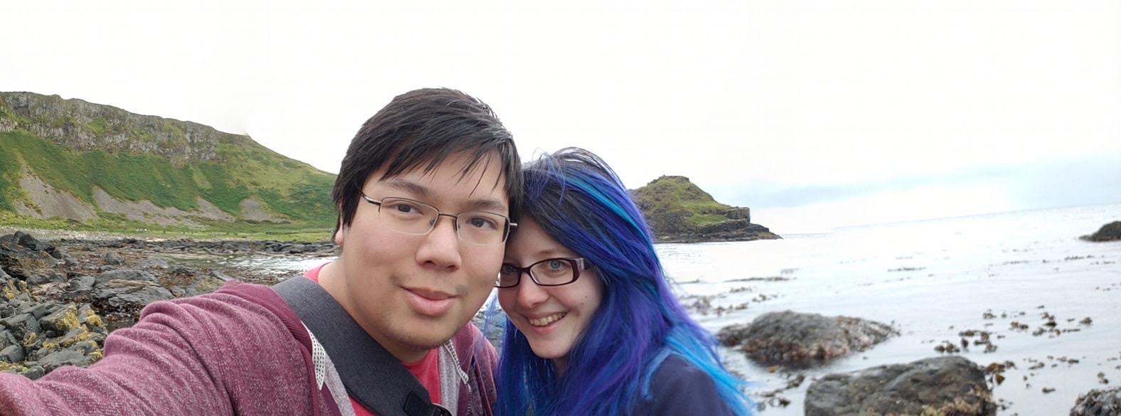 World travelers!  This is a picture of us in Ireland.