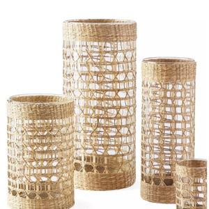 Cayman Seagrass Vessel, Natural, Medium