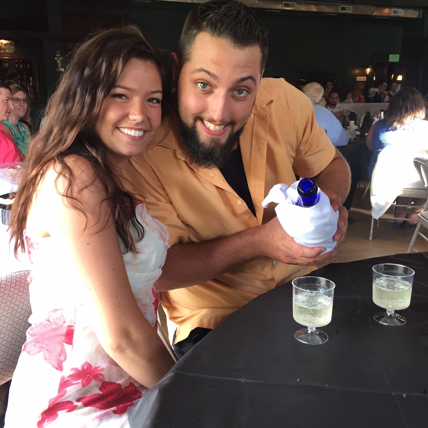 Started going to weddings a month into our  relationship haha