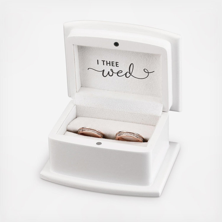 Lillian Rose, With These Rings Ring Box | Zola