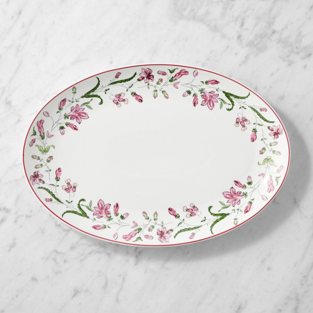 Hill House x Williams Sonoma Climbing Vine Platter, Pink