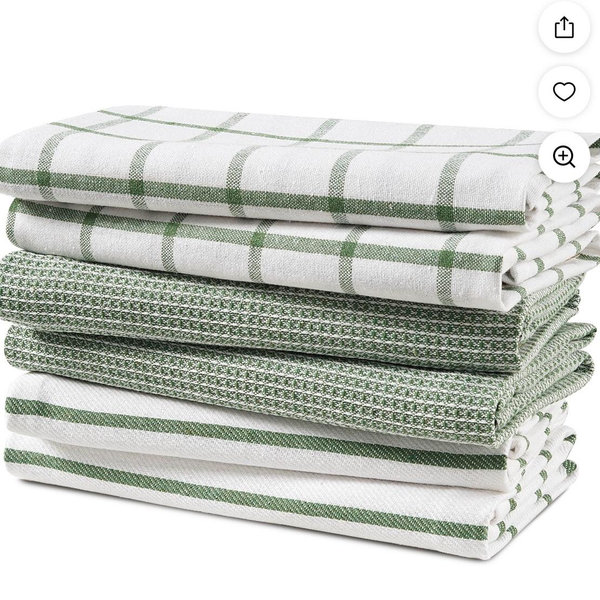 Green Kitchen Towels