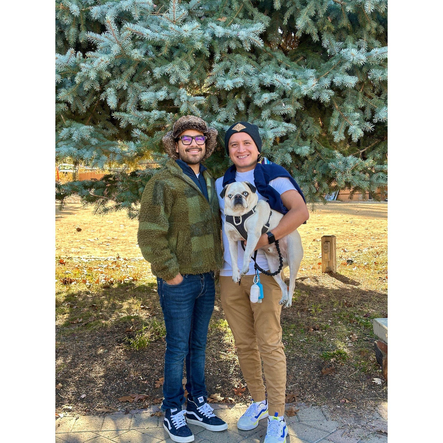 Up in Big Bear with our baby