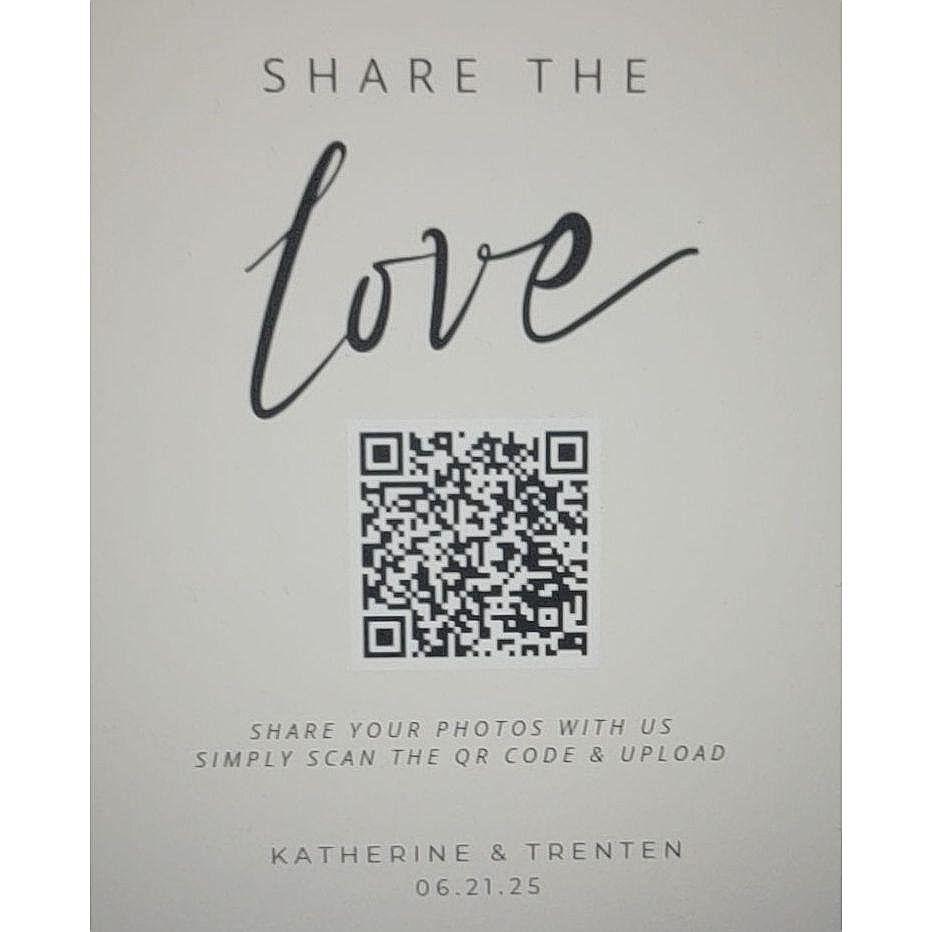 Use the QR code to add and view pictures (: