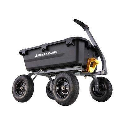 Gorilla Carts 7-cu ft Poly Yard Cart