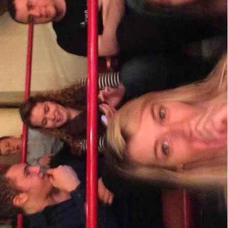 The very first photo taken of us, courtesy of Camille. Circa November 2014 in Durgin Recital Hall, UMass Lowell