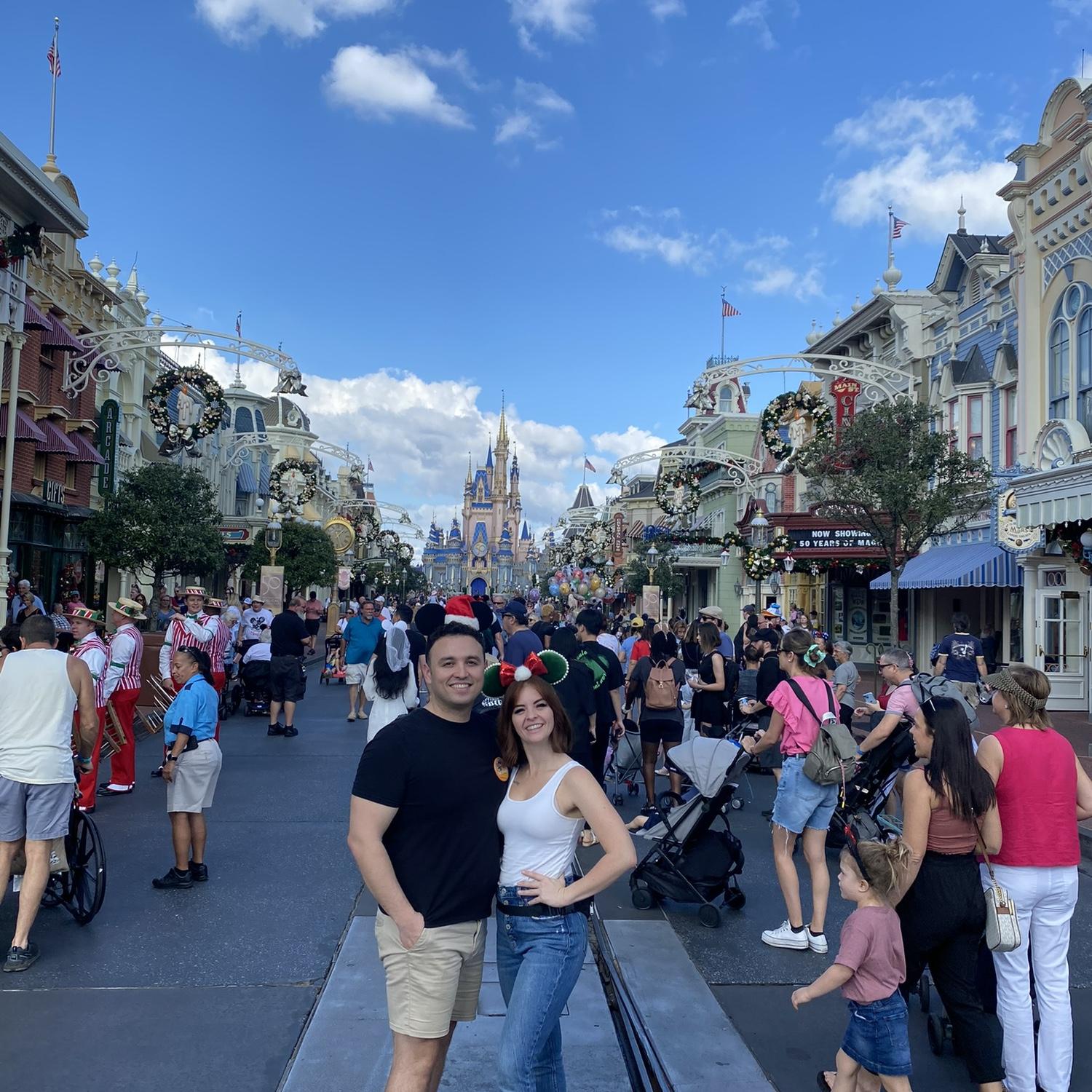 We went to Disney world together!