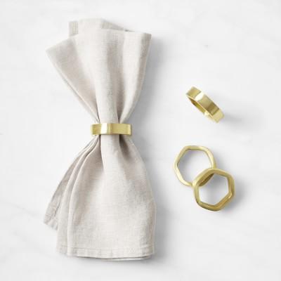 Hexagon Napkin Rings