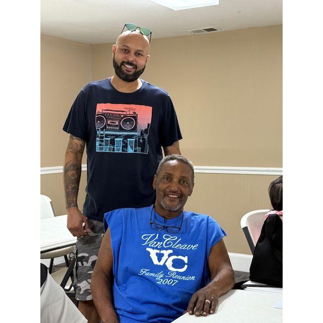 Meechie (Father of the Groom) and Aaron